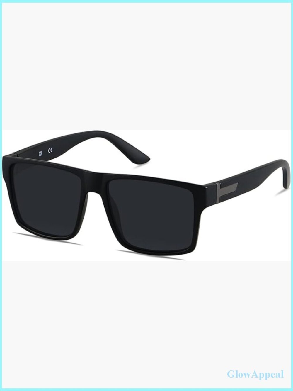 Polarized Rectangle Sunglasses UV400 Oversized Square Shades